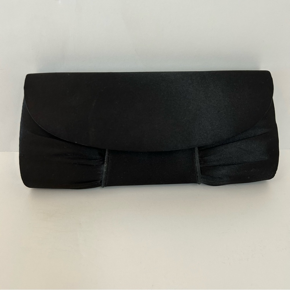 Target Black Satin Clutch Purse